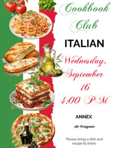 Cookbook Club @ ANNEX BUILDING