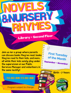 Novels & Nursery Rhymes @ Main Library - 2nd Floor