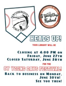 CLOSE EARLY- 4 PM