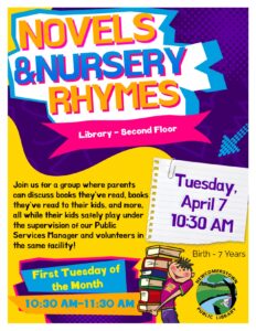 Novels & Nursery Rhymes @ Main Library - 2nd Floor