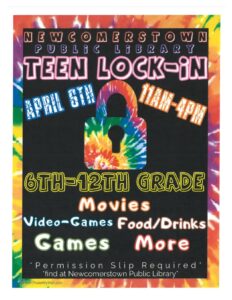 Teen Lock-In @ Library